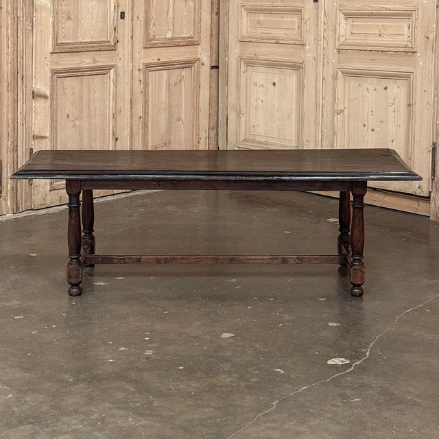 18th Century Rustic Country French Walnut Coffee Table For Sale - Image 4 of 16