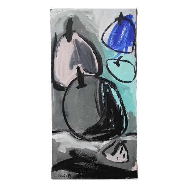 Lola Galanes, Composition, 1990s, Acrylic on Canvas For Sale