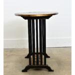 Vintage English Painted Side Table with Fish Découpage For Sale - Image 9 of 10