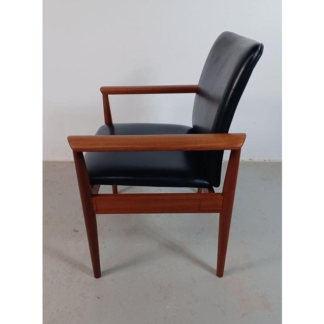 Cado Finn Juhl Set of Two Fully Restored Armchairs Including Custom Upholstery Cado For Sale - Image 4 of 14
