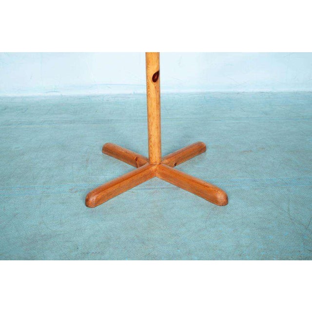 Minimalist Space Age Pine Coat Rack For Sale - Image 5 of 9