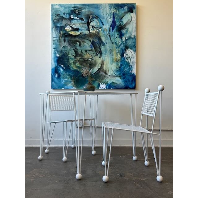 Custom Patio Set by Steve Campos, 3 Pieces For Sale In Los Angeles - Image 6 of 14