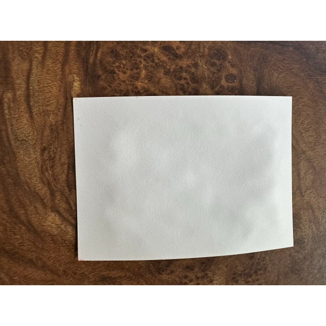 Contemporary Signed Original Watercolor Botanical by Nancy Smith For Sale - Image 3 of 3