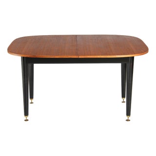 Mid-Century Tola and Black Librenza Extending Dining Table from G-Plan, 1960s For Sale