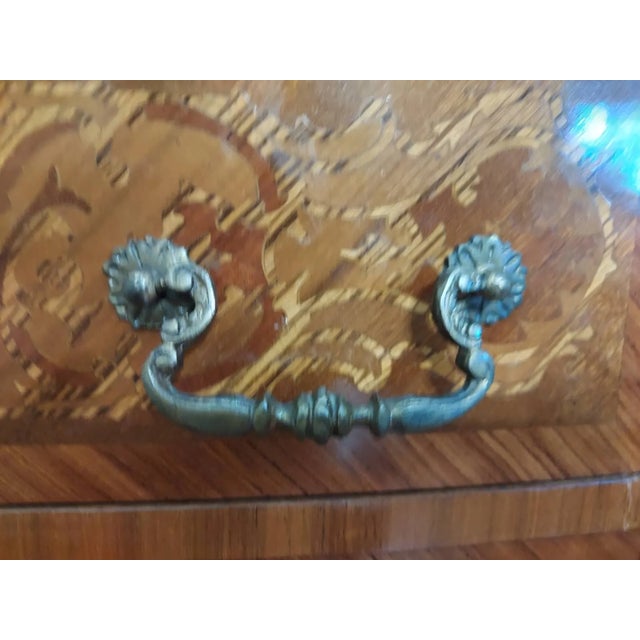 French-Style Marble-Top Commode For Sale In San Diego - Image 6 of 8