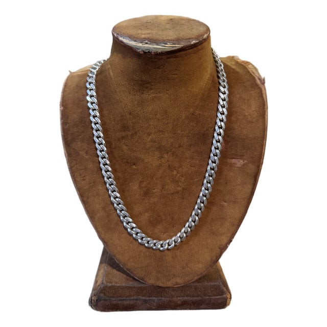 Vintage Staring Silver Necklace For Sale