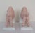 Pair of Cast Iron Pink French Poodle Dog Bookends For Sale - Image 4 of 7