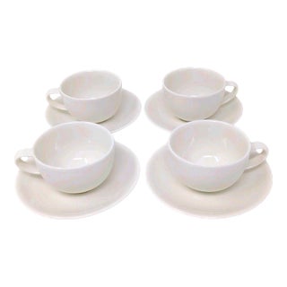 Arabia Finland 24h Cups Saucers Demitasse Espresso Turkish Coffee Scandi Set of 4 - 8 pcs For Sale