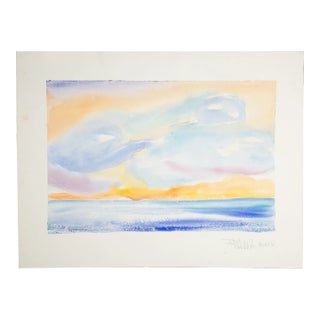 Watercolor Artwork, Hawaii, Signed and Dated 1983 For Sale