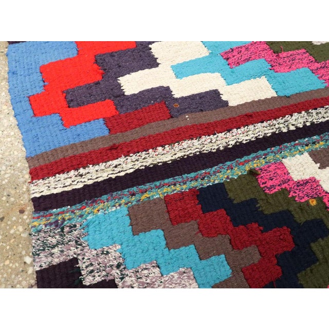 Mid 20th Century Galerie Shabab Collection Mid-20th Century Persian Flatweave Kilim Rug For Sale - Image 5 of 9