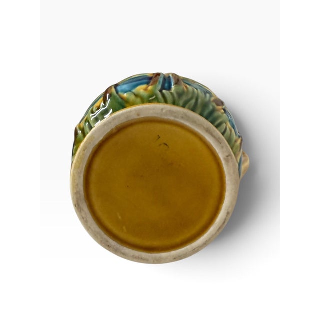 Saffron Vintage Florida Souvenir Palm Tree Pitcher For Sale - Image 8 of 8
