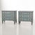 Turquoise Carved Chests of Drawers, Set of 2 For Sale - Image 8 of 8