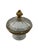 Mid-Century Modern Mid 20th Century Mid Century Modern Heisey Gold-Rimmed Lidded Pedestal Candy Dish For Sale - Image 3 of 18