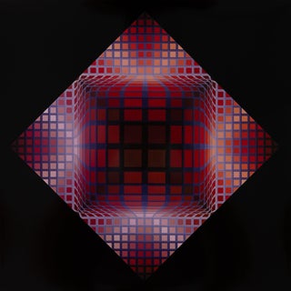 Victor Vasarely, DELL 2, Etching For Sale