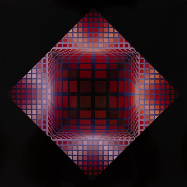 Victor Vasarely, DELL 2, Etching For Sale