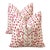 Pink Abstract Animal Print 22" Pillows - a Pair For Sale