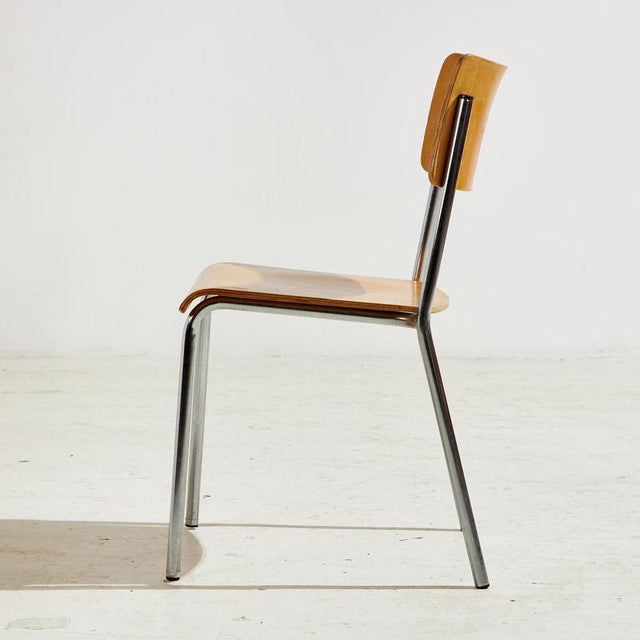 1960s Vintage Beech Chair by Horgen Glarus, 1960s For Sale - Image 5 of 18