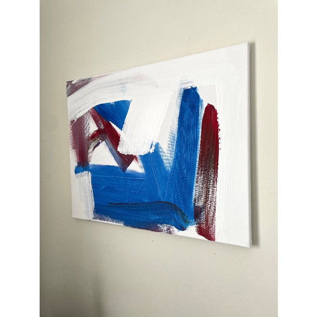 Abstract Acrylic Painting by Matthew Izzo, 2022 Acrylic Paint on Canvas Dimensions: 20”W x 16”H x 1”D Signed and dated by...