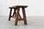 Antique French Rustic Oak Trestle Bench, 1890s For Sale - Image 6 of 14