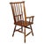 2000 - 2009 20th Century Country Pitch Pine Stick Back Armchair For Sale - Image 5 of 14