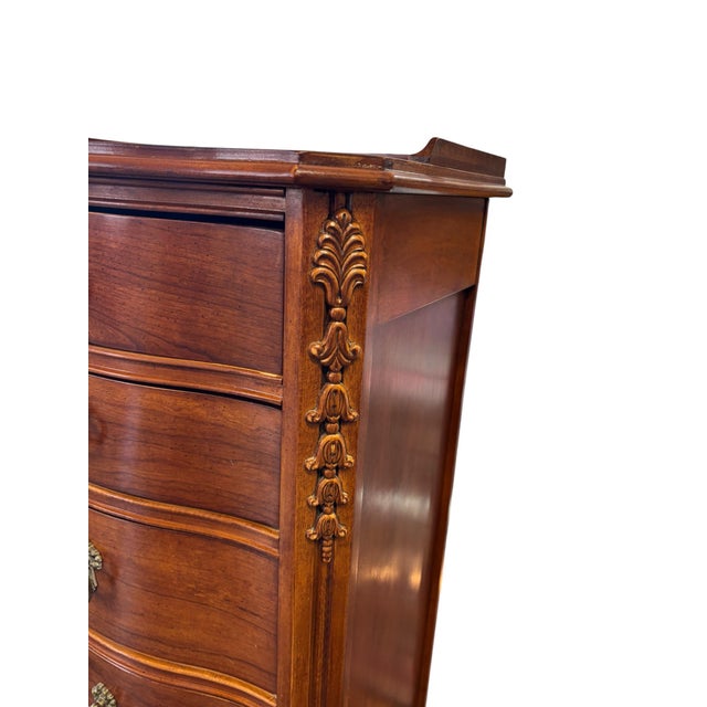 Lexington Furniture “Lynn Hollyn at Home” Lingerie Chest European Country Tall Chest For Sale - Image 9 of 12