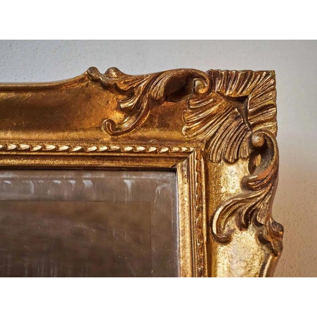 Antique Mirror in Gilt Frame For Sale - Image 6 of 9