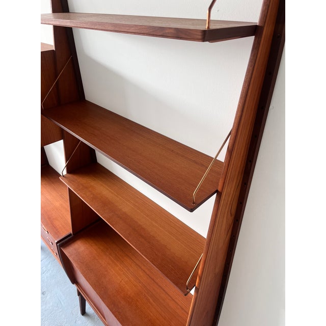 1960s Vintage Norwegian Modular Bookcase, 1960s For Sale - Image 5 of 11