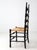 Vintage Hitchcock Style Ladder Back Chair With Rush Seat For Sale - Image 11 of 15