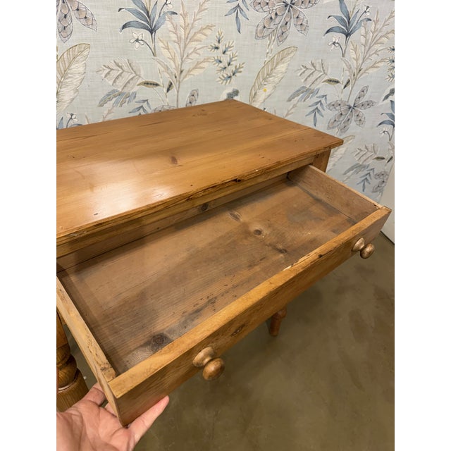 Camel 19th Century English Pine Table For Sale - Image 8 of 9