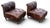 2000 - 2009 Pair of Chesterfield Leather Slipper Chairs For Sale - Image 5 of 9