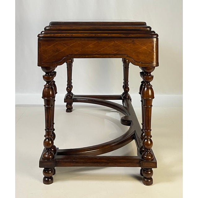 Wood Late 20th Century John-Richard "European Crossroads" Inlay Console Table For Sale - Image 7 of 18