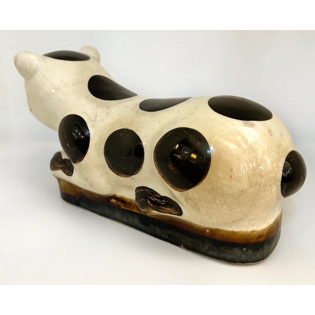 Chinese 19th-Century Porcelain Cizhou-Ware Cat "Pillow" For Sale In Miami - Image 6 of 8