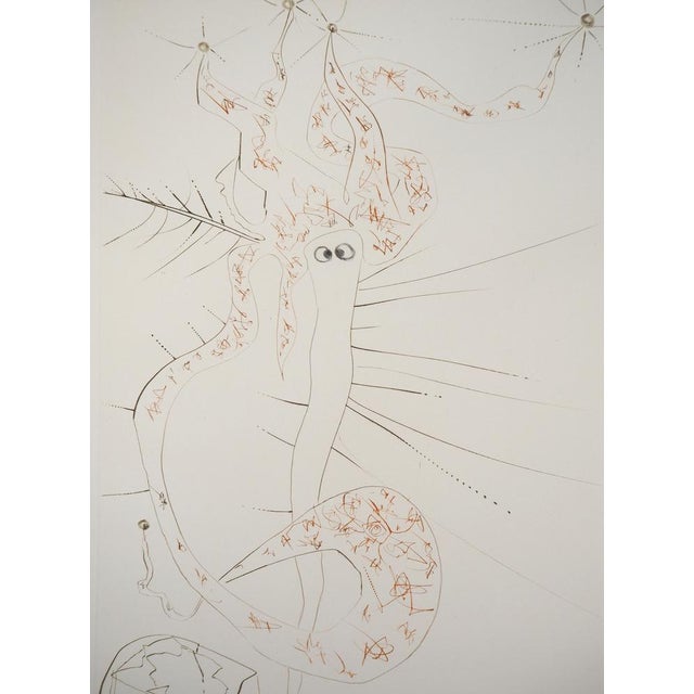 Salvador Dali Tristan the Mad, 1970 Original color etching (aquaforte) Signed in pencil with the artist's monogram lower...