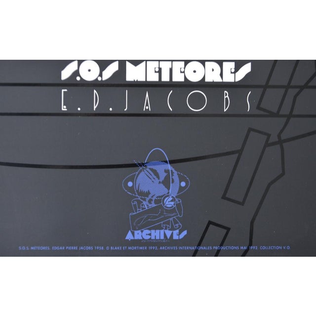 Edgar P. Jacobs, SOS Meteors, 1992, Serigraph For Sale - Image 5 of 15