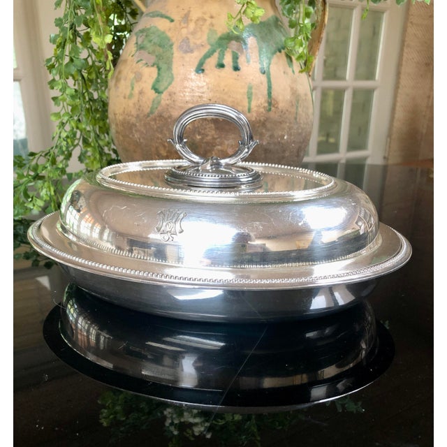 Antique Elkington Silver Covered Serving Dish Chairish