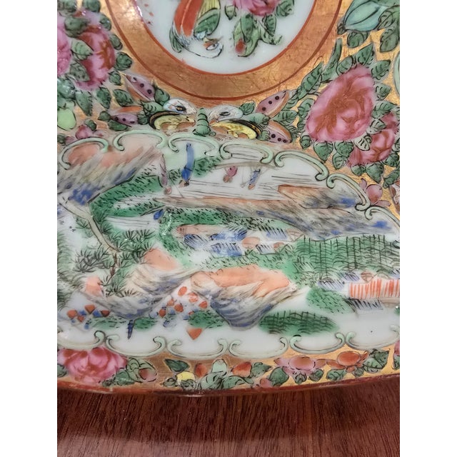 Mid 19th Century Antique Chinese Porcelain 120 Years Oval Dish For Sale - Image 5 of 10