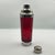 Mid-Century Modern Italian Ruby Red Glass and Chrome Cocktail Shaker, Circa 1960s For Sale - Image 4 of 7