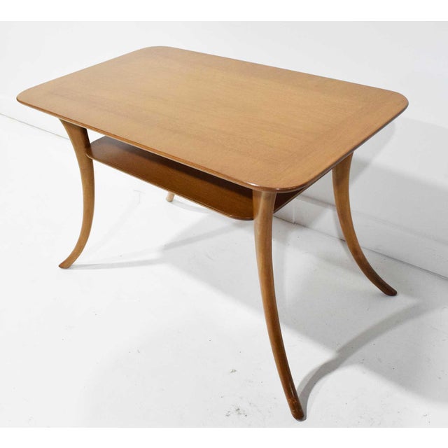 Widdicomb Robsjohn-Gibbings for Widdicomb Klismos Leg Side or Cocktail Table For Sale - Image 4 of 8