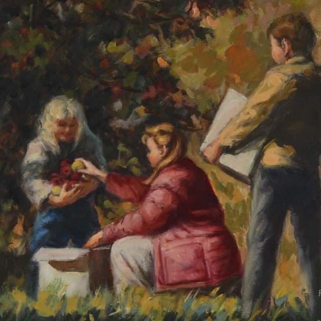 An Original Oil on Canvas Titled "Family Still Life" is a deeply personal painting featuring symbolic objects that...