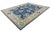 Contemporary Hand-Knotted Wool Modern Oushak Style Area Rug in Indigo Blue For Sale - Image 12 of 12
