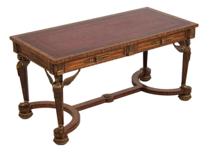Maitland Smith French Empire Leather Top Desk