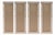 A Retro Chinoiserie-Style Gray-Toned Decorative Mural (Four-Panel Painting) For Sale - Image 11 of 14