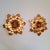 Gold Mid-Century Wall Lamps with Florentine Design, 1970s, Set of 2 For Sale - Image 8 of 16