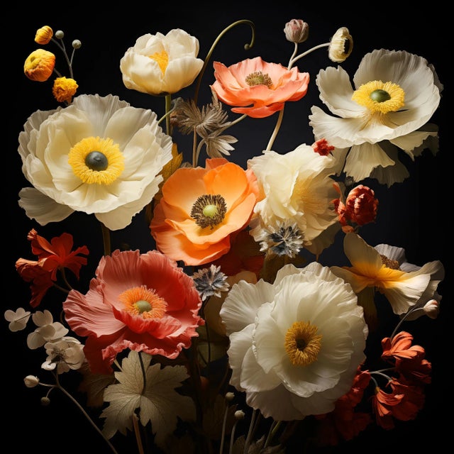"Botanicals 4" Contemporary Original Still Life Botanical Photograph by Michael Filonow For Sale