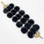 1980s Multicolor Jeweled Lucite Geometric Link Bracelet For Sale - Image 5 of 8