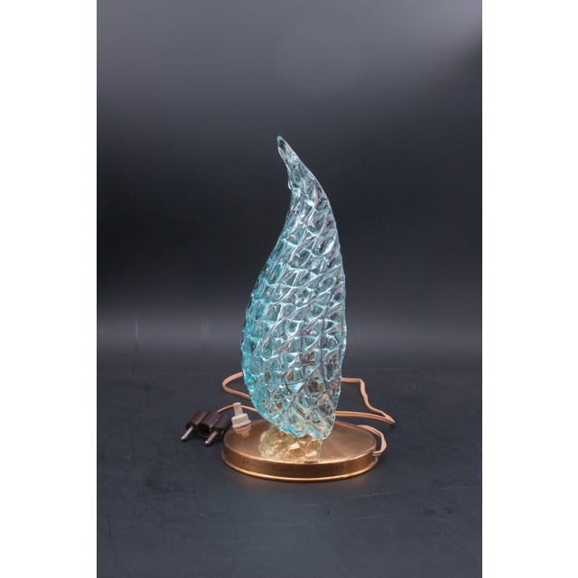Table Lamp in Blue Murano Glass Vase for Barovier & Toso, 1960 For Sale - Image 9 of 11
