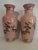 Ceramic French Pink Ceramic Vases, 1940s, Set of 2 For Sale - Image 7 of 10