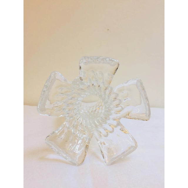 Mid-Century Murano Glass Pineapple Vase from Seguso For Sale - Image 7 of 8