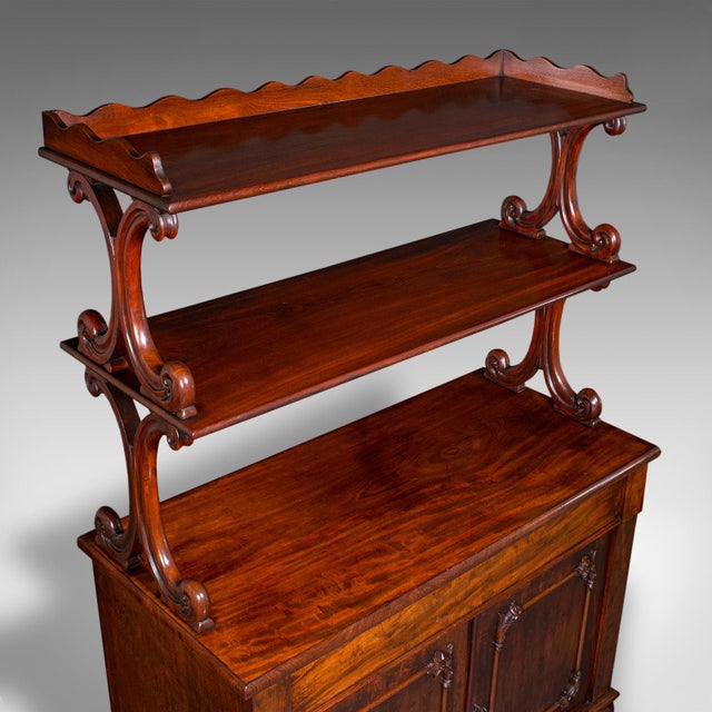 Brown 1840's Large Antique Buffet Server For Sale - Image 8 of 12