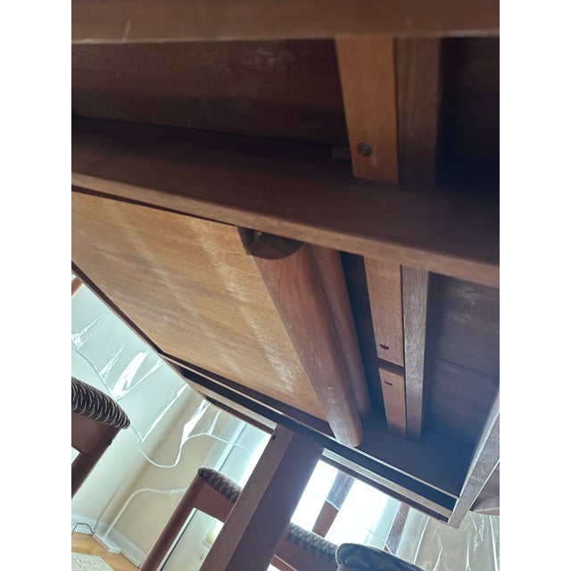 Brown Diethelm Scanstyle Extendable Dining Table (Circa 1970s) For Sale - Image 8 of 15